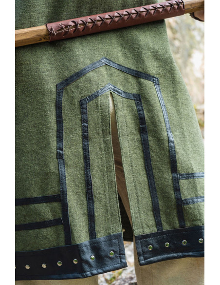 Rollo túnica viking de manga curta,...