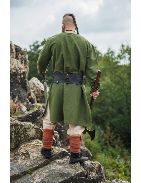 Túnica Freki Viking com bordados à...