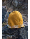 Modelo de chapéu de lã viking amarelo Yngvy
