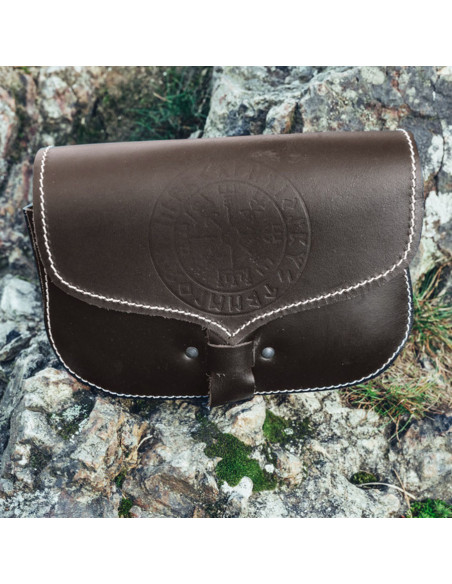 Bolsa de cintura Viking em couro...