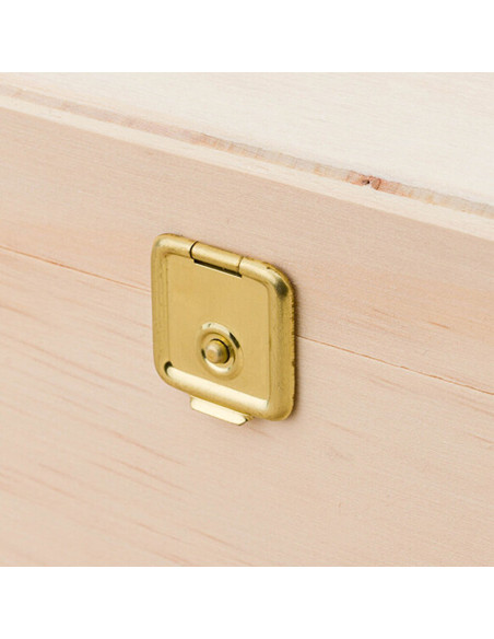 Caixa de madeira medieval Escudo...