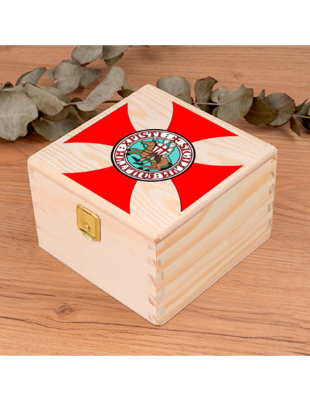 Caixa medieval Cruz Templários em...