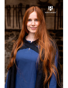 Manto de mulher medieval Morpheus em algodão, preto 2