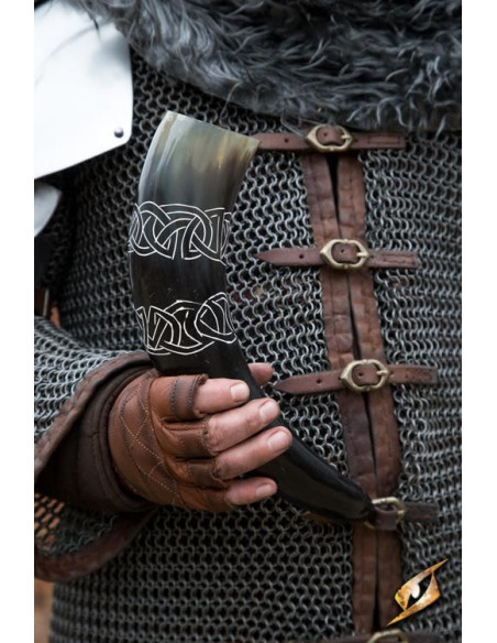 Chifre Nós celtas claro-escuro