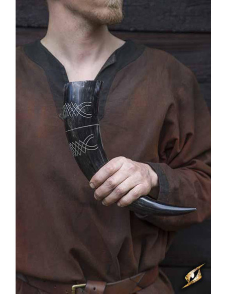 Chifre do Chefe do Clã Viking,...