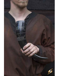 Chifre do Chefe do Clã Viking, acabamento escuro 2