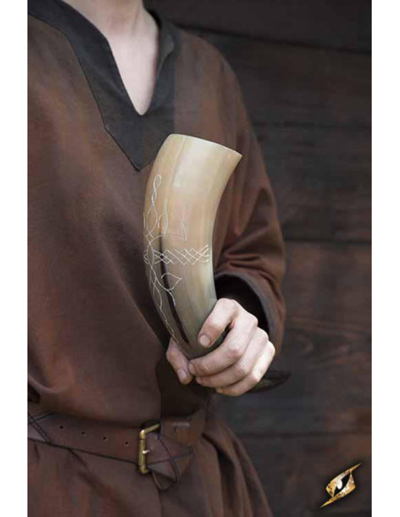 Chifre Viking Druid, acabamento...