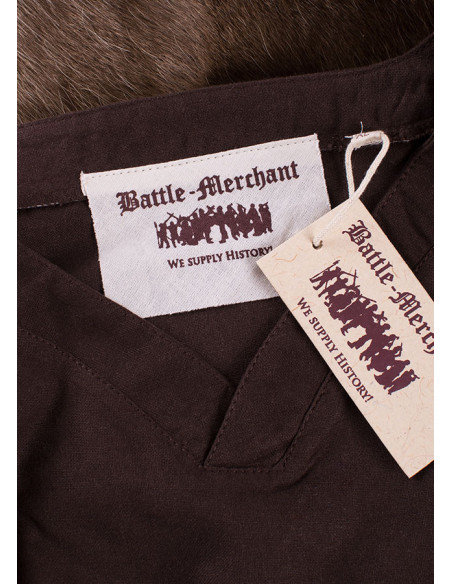 Vestido medieval aberto Bliaut Amal,...