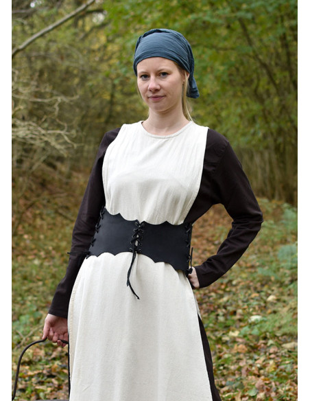 Cinto tipo espartilho com laços, cor...