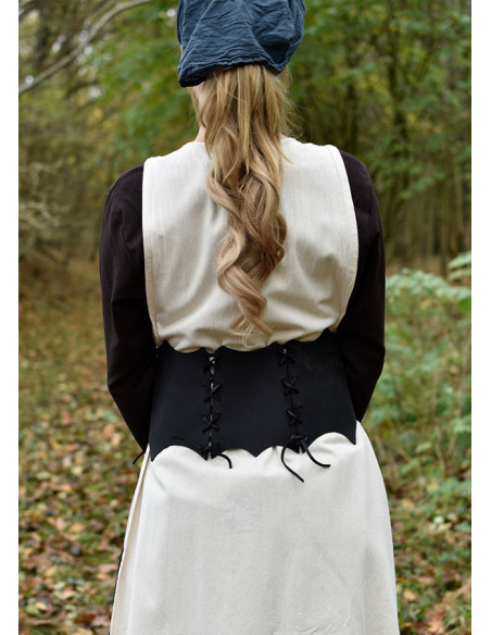 Cinto tipo espartilho com laços, cor...