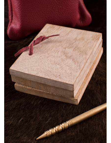 Livro de cera com lápis de latão e...