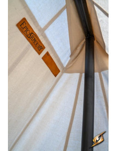 Tenda medieval para guerreiros intrépidos, 2 x 4 mts. 2