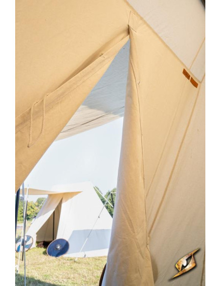 Tenda medieval para guerreiros...