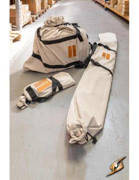 Tenda medieval para guerreiros...