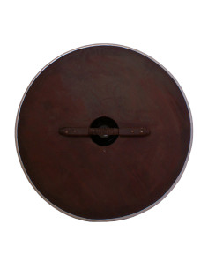 Escudo funcional redondo de madeira, 77 cm. 2