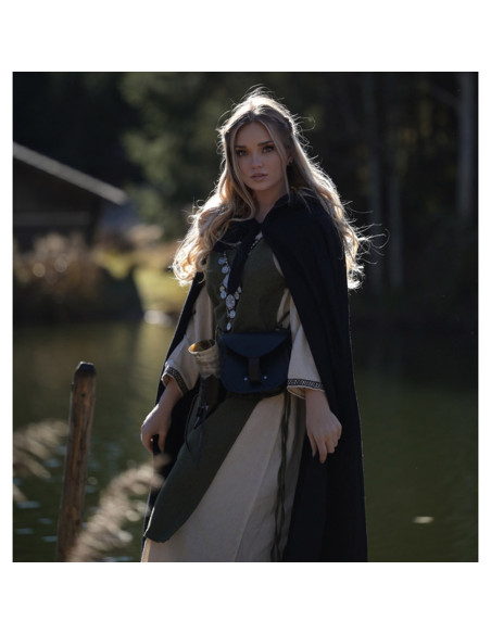 Sobretudo verde de mulher Aleiga com...