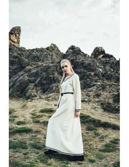 Vestido longo Viking modelo Brigida,...