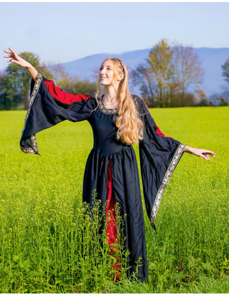 Vestido de nobreza, rubro-negro
