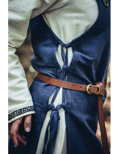 Sobretudo azul de mulher Aleiga com...