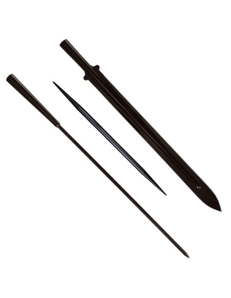 Lança Masai funcional com bainha