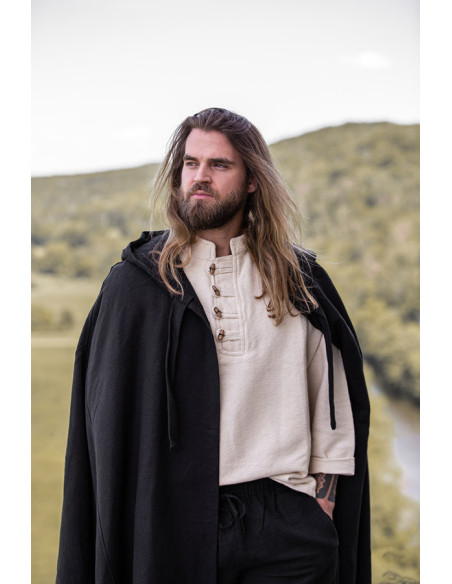 Camisa medieval em algodão grosso...