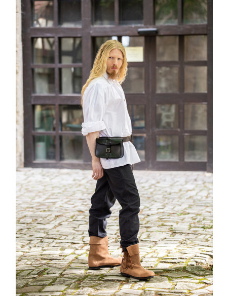 Camisola artur pirata com atacadores,...