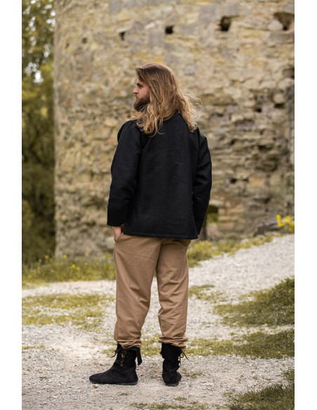 Camisa medieval em algodão grosso...