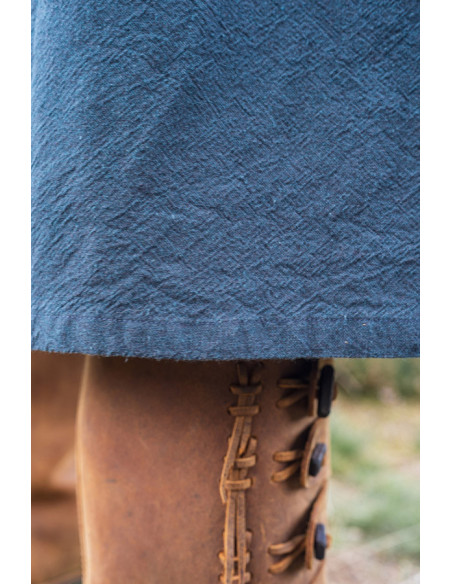 Túnica Viking manga curta Richard, azul