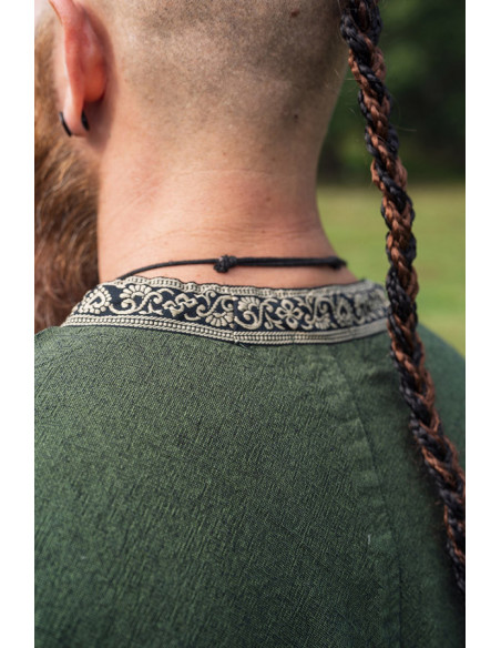 Túnica Viking manga curta Richard, verde