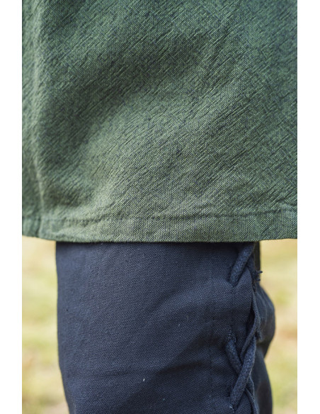 Túnica Viking manga curta Richard, verde