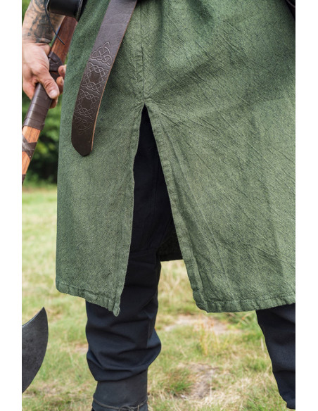 Túnica Viking manga curta Richard, verde