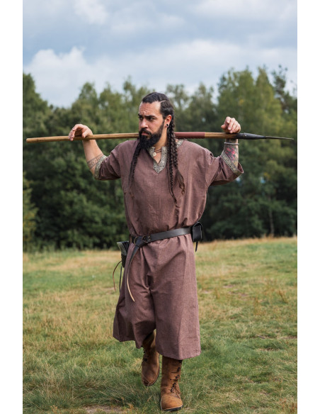 Túnica Viking manga curta Richard,...