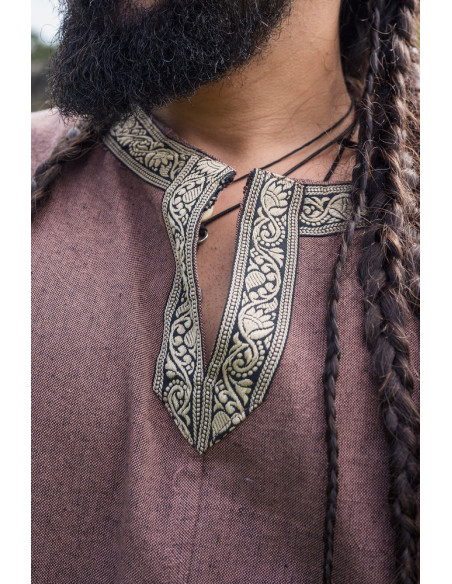 Túnica Viking manga curta Richard,...