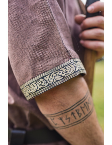 Túnica Viking manga curta Richard,...