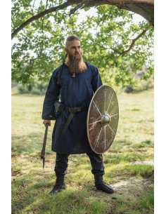 Halvor túnica medieval, azul