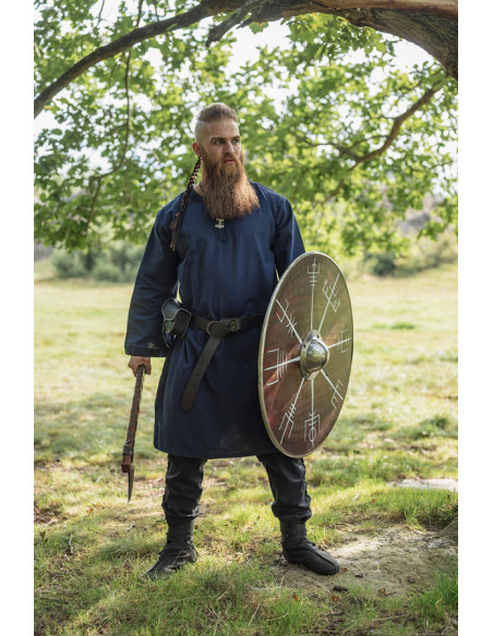 Halvor túnica medieval, azul