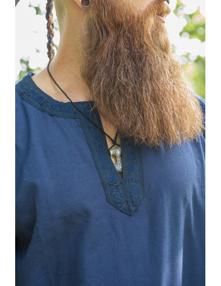 Halvor túnica medieval, azul