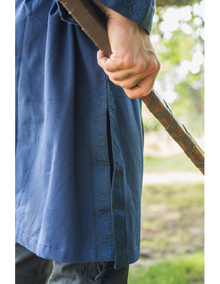 Halvor túnica medieval, azul