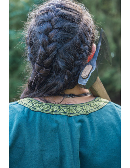 Túnica medieval Halvor, cor verde