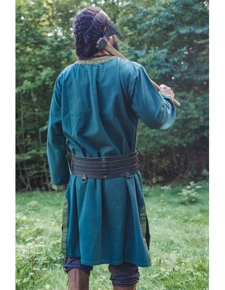 Túnica medieval Halvor, cor verde