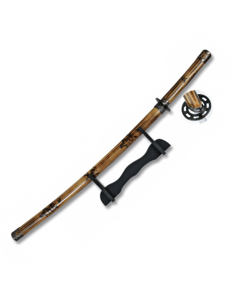 Katana decorativa com bainha de...