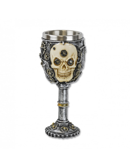 Modelo Tole10 Cup Skull SteamPunk