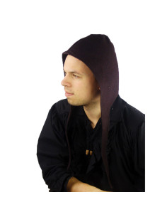 Chapéu camponês de lã marrom, modelo Hubert