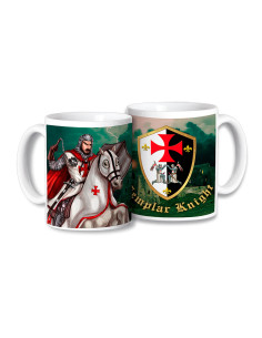 Caneca Cerâmica Cavaleiro Templário