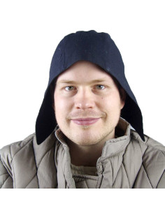 Modelo de crepe camponês medieval Roger, algodão branco...