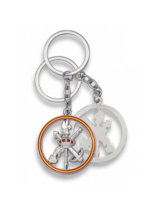 Chaveiro de prata com as armas da Legião Espanhola