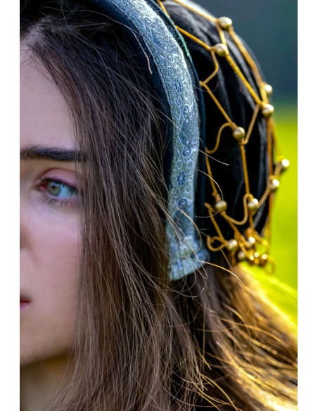 Capuz Elaine Noble Velvet, Preto