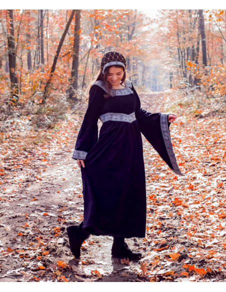 Capuz Elaine Noble Velvet, Preto