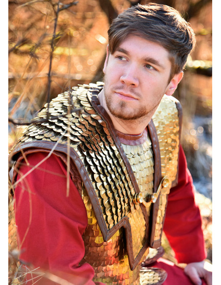 Roman Lorica Squamata com escalas de...
