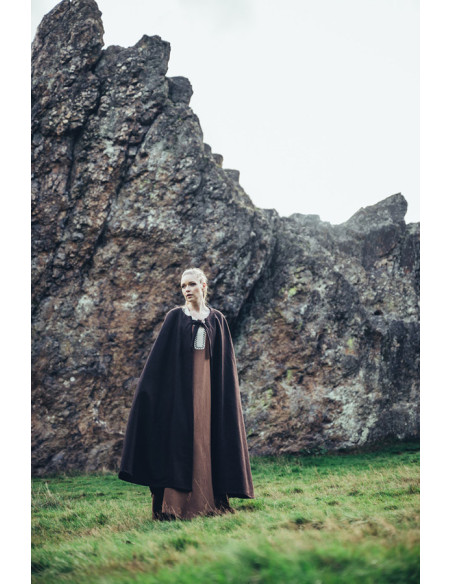 Capa medieval sem capuz modelo Kuno,...